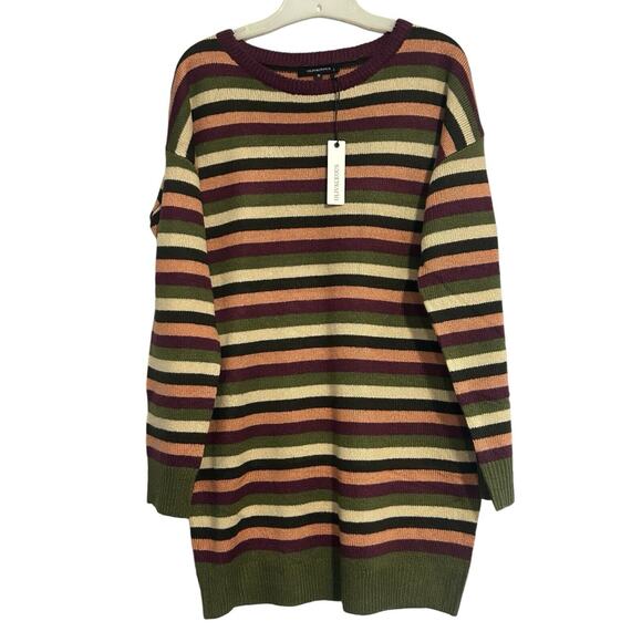 Olivaceous Women's Multicolored Long Sleeve Sweater NWT Size Medium - Picture 1 of 8
